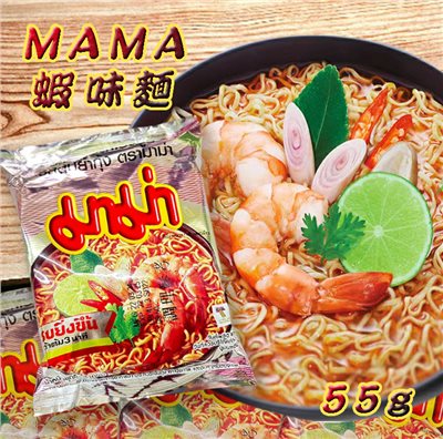 MAMA蝦味麵 55G